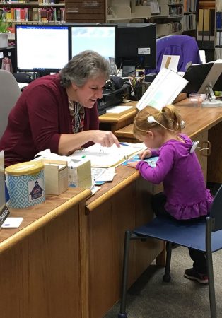 preschool student reading